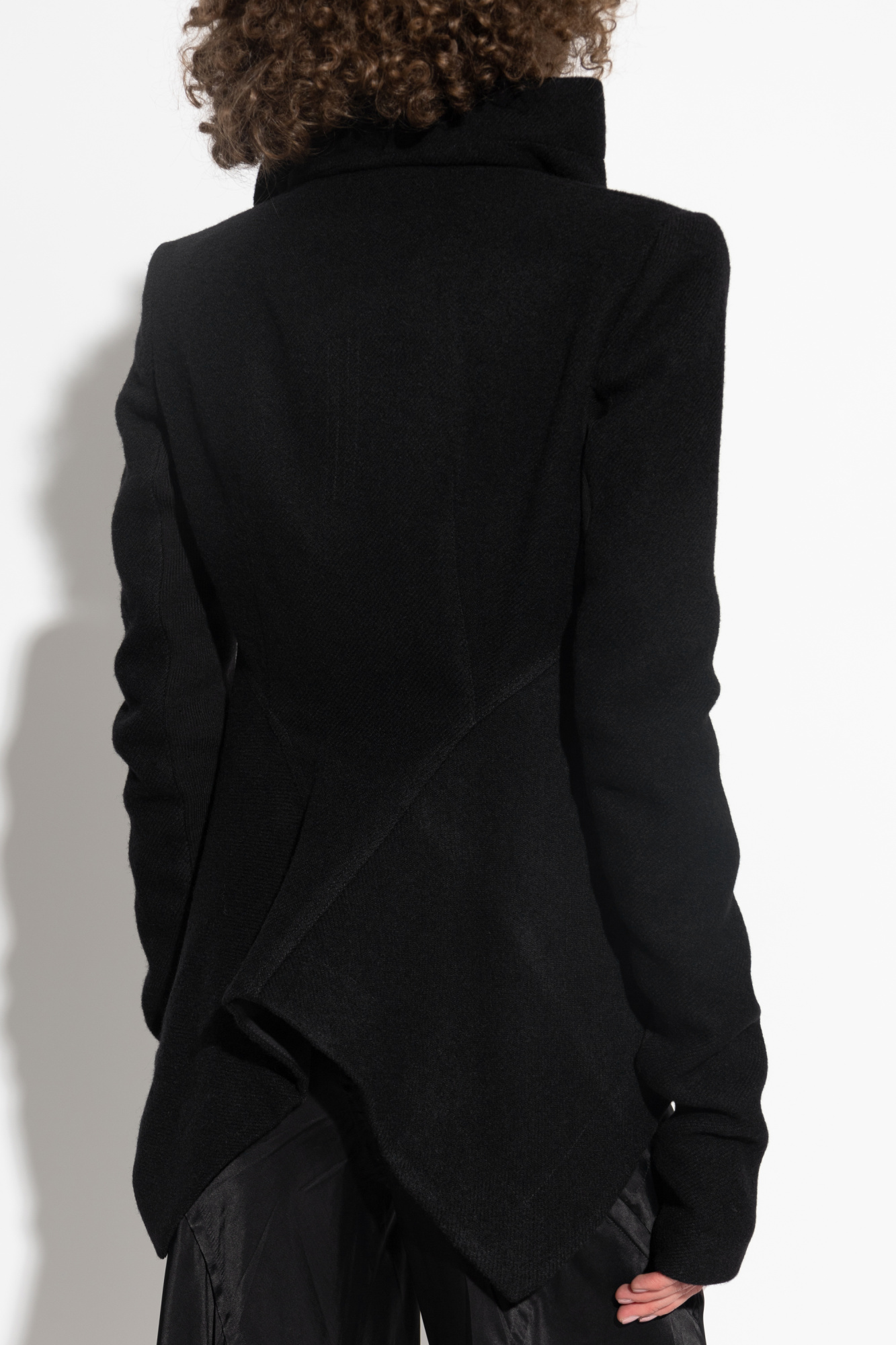 Rick Owens カットソー　アシンメトリー Rick Owens Asymmetrical jacket with wide collar | Women's